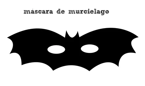 Manualidades: Cómo hacer un máscara de murciélago