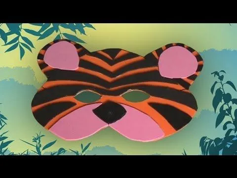 Mascaras de tigre de foami faciles de hacer - Imagui Mascaras de tigre de foami faciles de hacer - Imagui