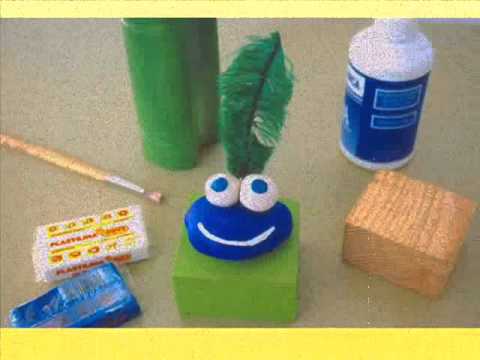 Manualidades con materiales desechables - YouTube Manualidades con materiales desechables - YouTube