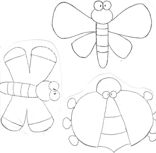 Manualidades con moldes para niños - Imagui
