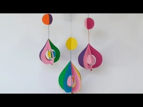 Manualidades - Móvil decorativo - Manualidades para todos - YouTube