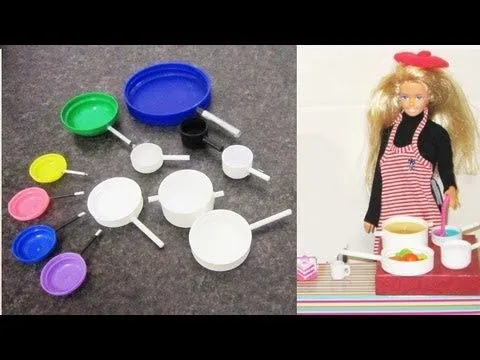 Manualidades para muñecas: Haz sartenes y ollas para muñecas ... Manualidades para muñecas: Haz sartenes y ollas para muñecas ...