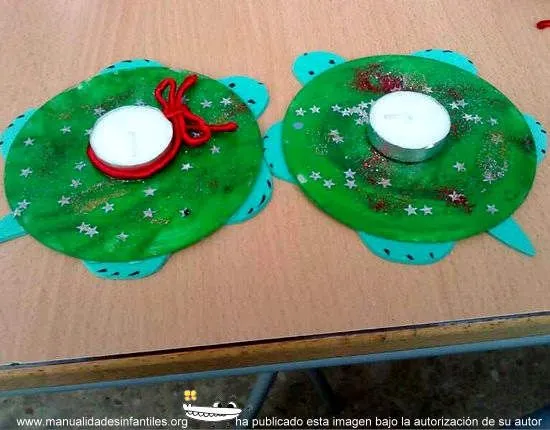 Manualidades de Navidad con Cds - Manualidades Infantiles