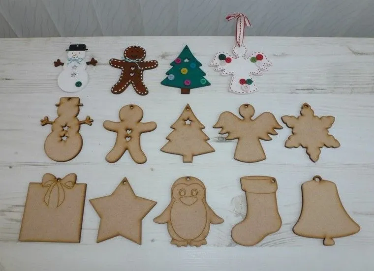 Manualidades de navidad - cincuenta diseños sencillos Manualidades de navidad - cincuenta diseños sencillos