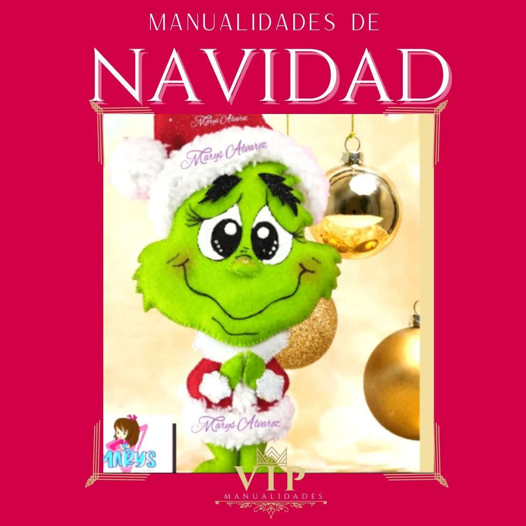 Manualidades Navidad - Moldes de Navidad en fieltro y foami GRATIS Manualidades Navidad - Moldes de Navidad en fieltro y foami GRATIS