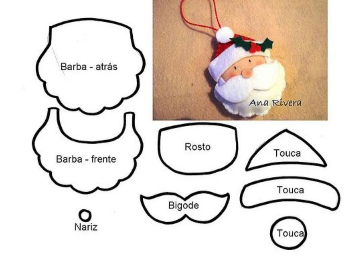 Manualidades Navidad con moldes, papá Noel, Renos, etc - Cosas Divertidas Navidad Manualidades Navidad con moldes, papá Noel, Renos, etc - Cosas Divertidas Navidad