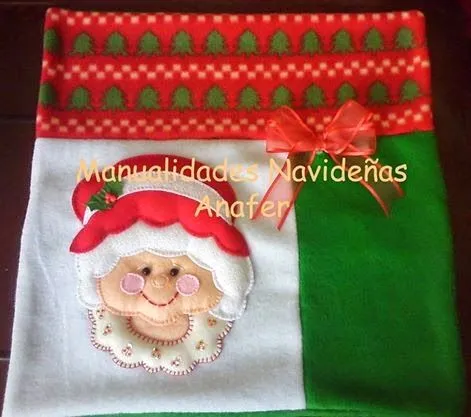 Manualidades Navideñas Anafer: Cojines navideños