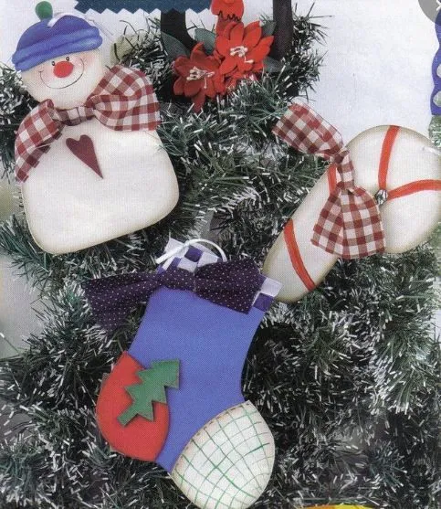 Manualidades navideñas en foami : cositasconmesh