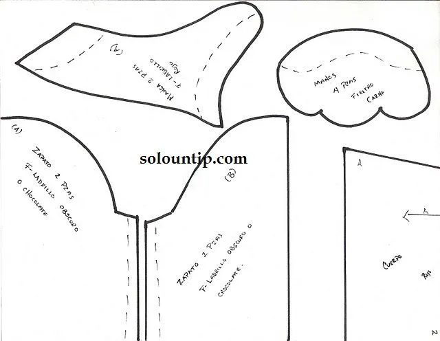Manualidades navideñas de santa en fieltro ~ Solountip.com Manualidades navideñas de santa en fieltro ~ Solountip.com