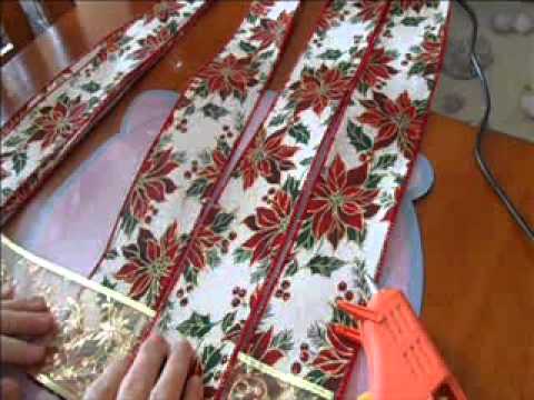 Manualidades Navideñas Tapete navideño paso a paso - YouTube Manualidades Navideñas Tapete navideño paso a paso - YouTube