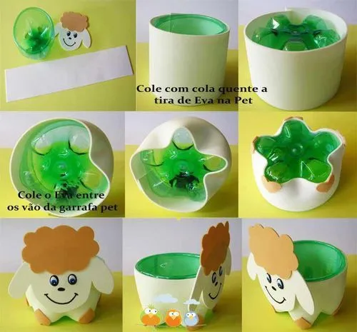oveja con reciclados y goma eva | Recycling & Repurposing | Pinterest
