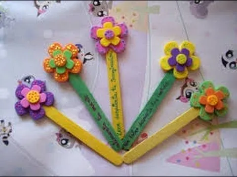 Manualidades para niños con palitos de helado 2 - YouTube Manualidades para niños con palitos de helado 2 - YouTube