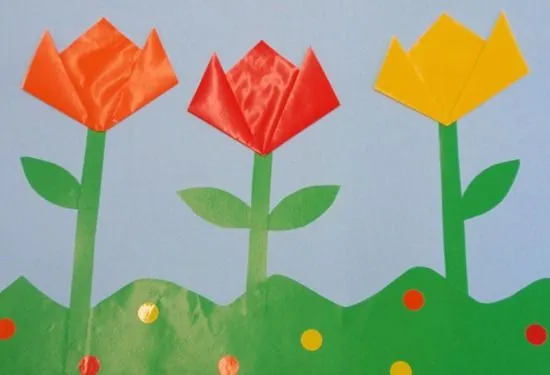 Collage de primavera manualidades - Imagui