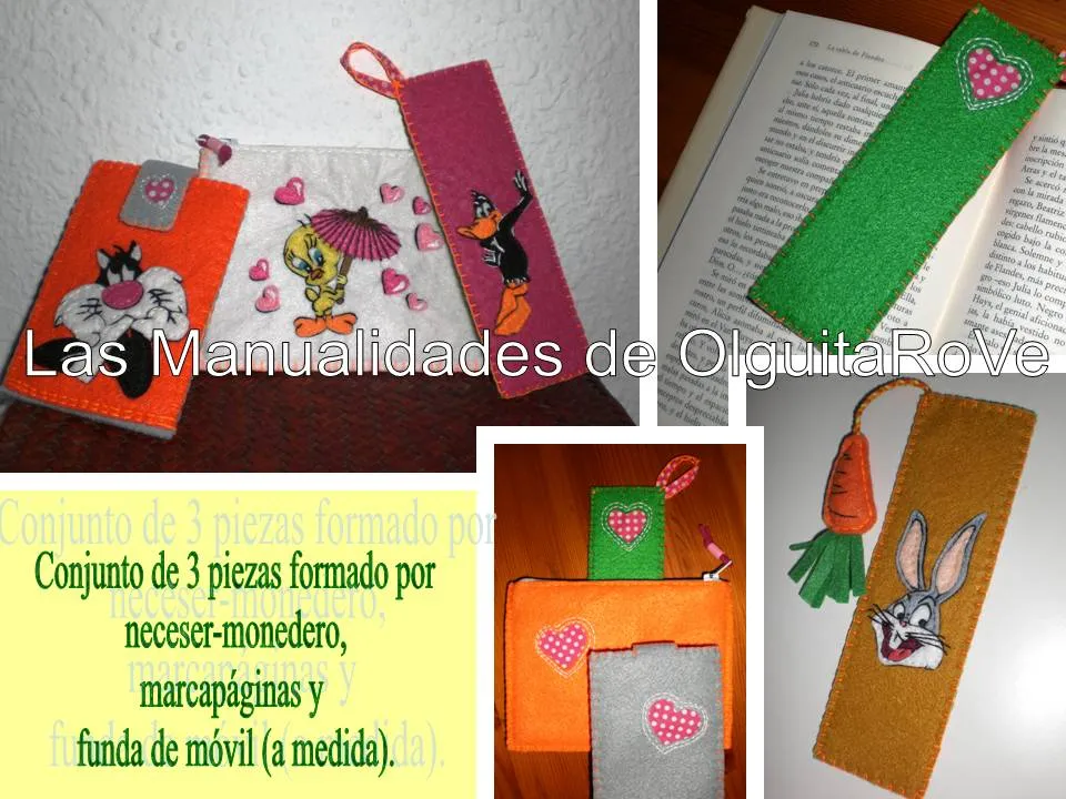 Las manualidades de OlguitaRoVe: Conjunto regalo Piolín, Silvestre ... Las manualidades de OlguitaRoVe: Conjunto regalo Piolín, Silvestre ...