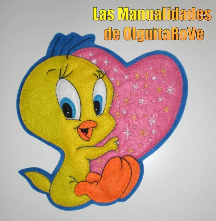 Las manualidades de OlguitaRoVe: Piolín con corazón Las manualidades de OlguitaRoVe: Piolín con corazón
