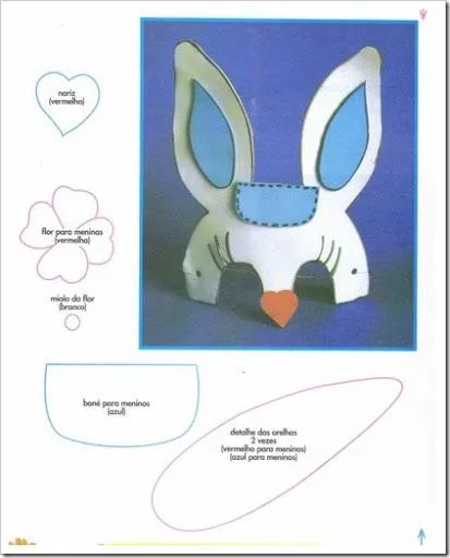 Manualidades Orejas de conejo de Pascua | Jugar y colorear Manualidades Orejas de conejo de Pascua | Jugar y colorear