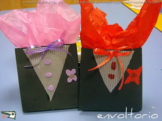 Envoltorio para papá - Manualidades Infantiles Envoltorio para papá - Manualidades Infantiles