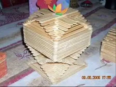Manualidades con palitos de helado 7 - YouTube Manualidades con palitos de helado 7 - YouTube