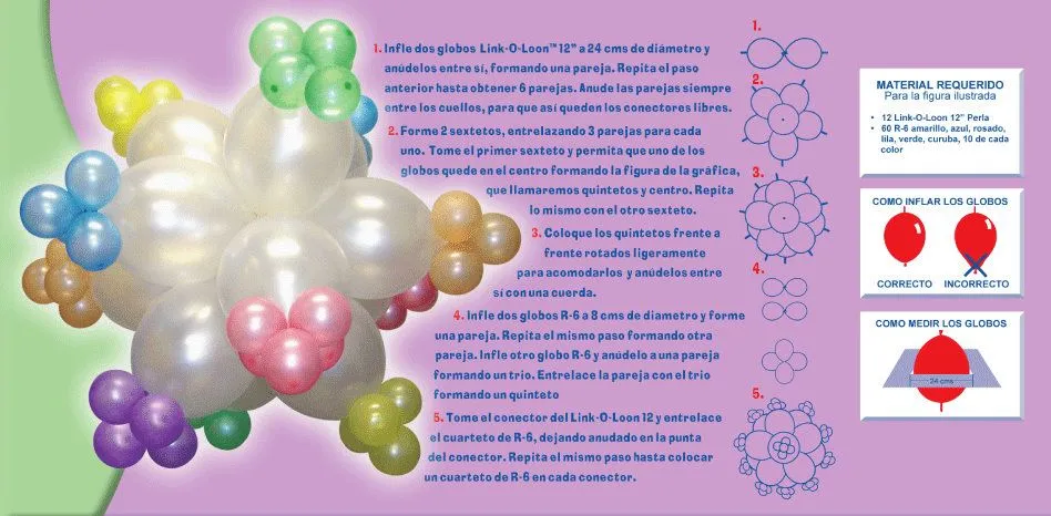 LAS MANUALIDADES DE PANCHITA: DECORACION CON GLOBOS