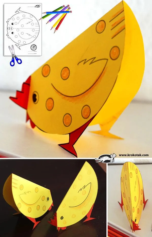 Manualidades con papel: ¡Animales muy divertidos! Manualidades con papel: ¡Animales muy divertidos!