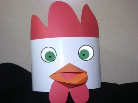 Manualidades de papel: Sombrero de Gallo Tradicional - YouTube Manualidades de papel: Sombrero de Gallo Tradicional - YouTube