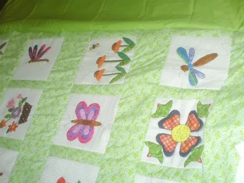 Imagen COLCHA PATCHWORK TERMINADA - grupos. Imagen COLCHA PATCHWORK TERMINADA - grupos.