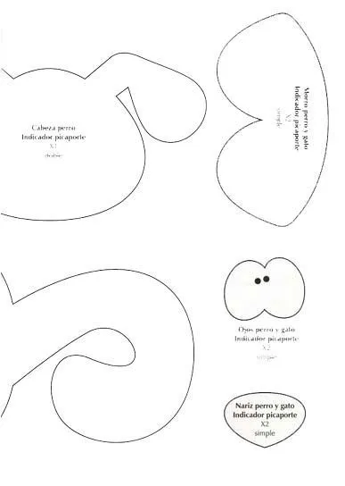 manualidades con perros - Google Search | Patrones | Pinterest ...