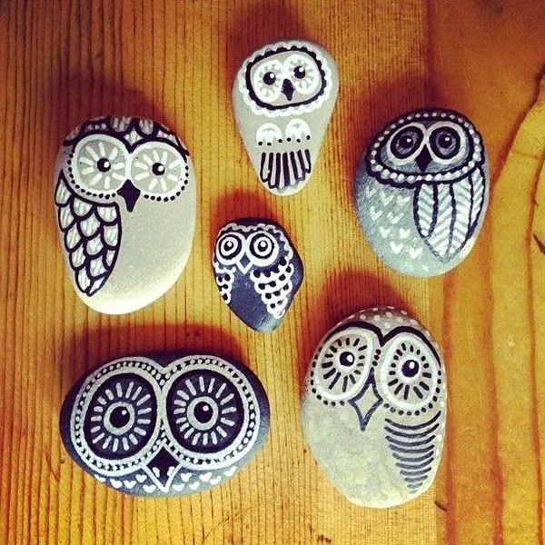 Manualidades: Pintar y decorar piedras a mano. Consejos básicos e ... Manualidades: Pintar y decorar piedras a mano. Consejos básicos e ...