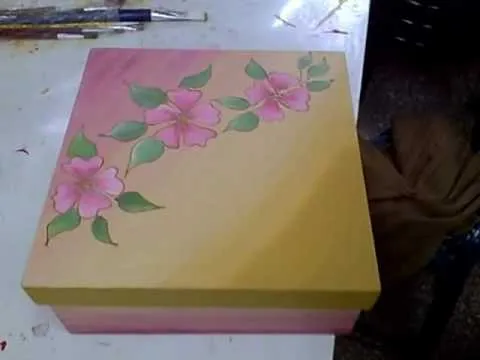 MANUALIDADES PINTURA EN MADERA - YouTube