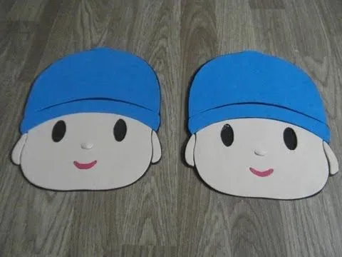 MANUALIDADES: PLANTILLA DE POCOYO FOAMI PARA DULCERO, DECORAR,O LO ...