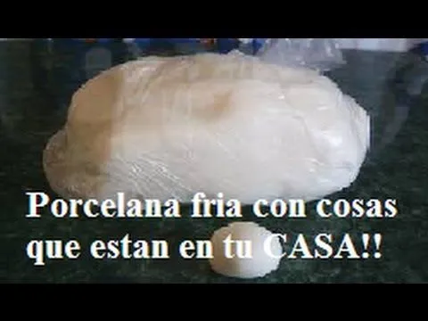 Tutorial: como hacer porcelana fria casera en menos de 5 MINUTOS ...