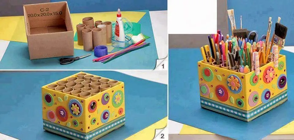 Manualidades: Porta lápices ~ EBI México