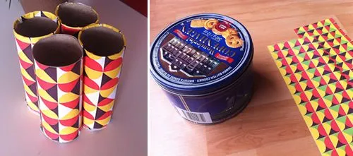Manualidades: Cómo hacer un portalápices con rollos de cartón Manualidades: Cómo hacer un portalápices con rollos de cartón