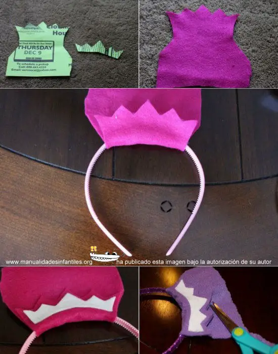 Como hacer una corona de princesa con fomi - Imagui