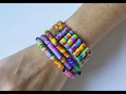 Manualidades - Pulsera y collar de colores - Manualidades para ... Manualidades - Pulsera y collar de colores - Manualidades para ...