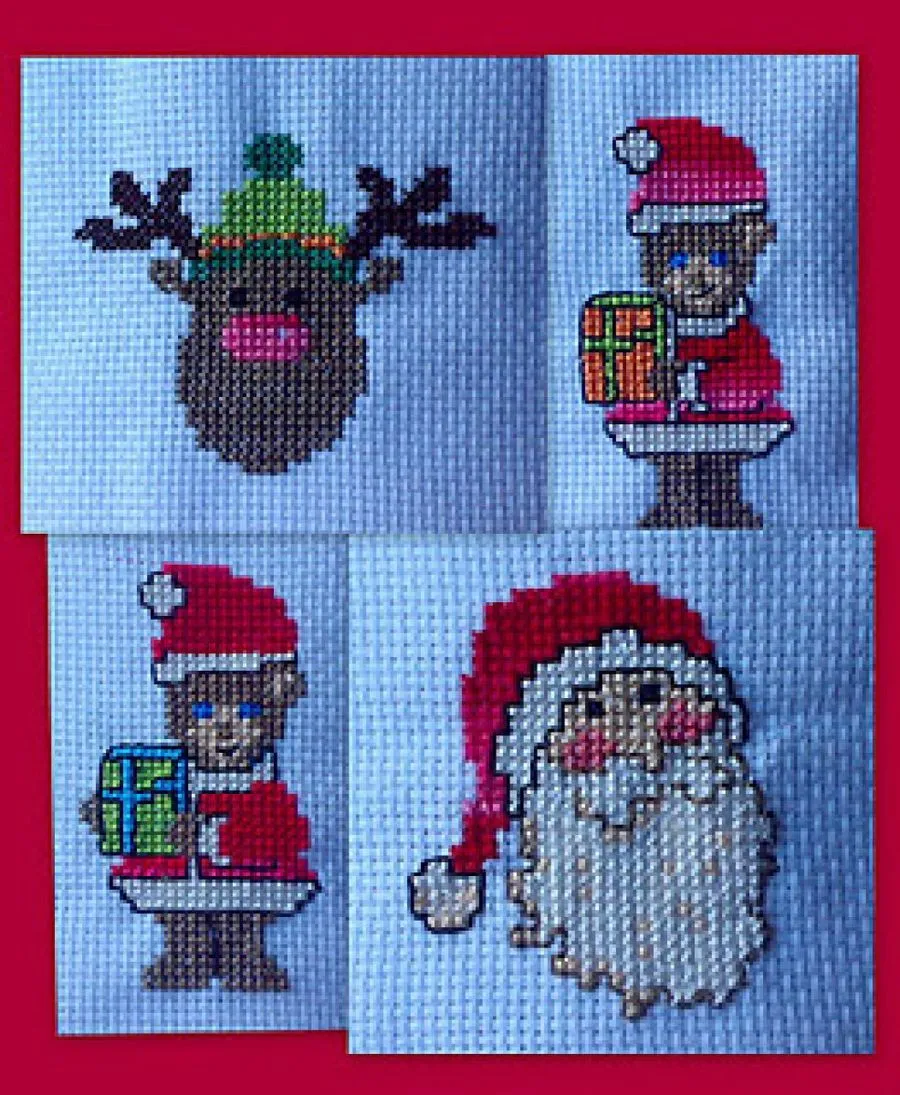 Manualidades en punto de cruz para Navidad | Manualidades Manualidades en punto de cruz para Navidad | Manualidades