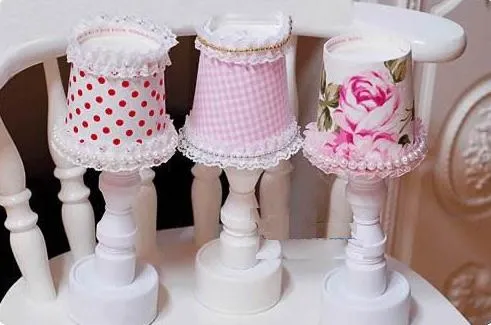 Lamparas decorativas con reciclaje de envases