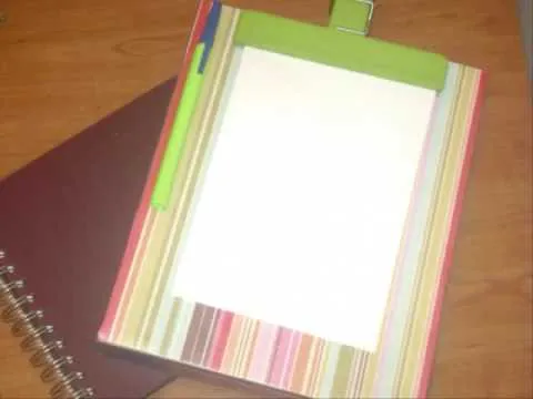Manualidades de reciclaje: Como hacer un porta notas con la