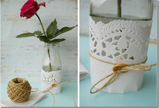 Manualidades reciclar un bote de cristal en un florero : Blog de ... Manualidades reciclar un bote de cristal en un florero : Blog de ...