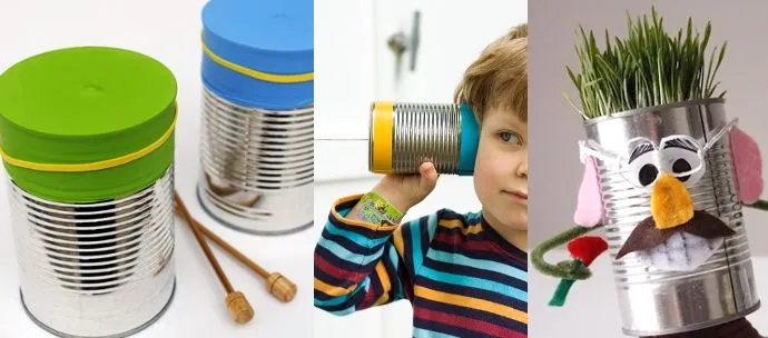 Manualidades: Reciclar latas medianas | De Otra Manera Manualidades: Reciclar latas medianas | De Otra Manera