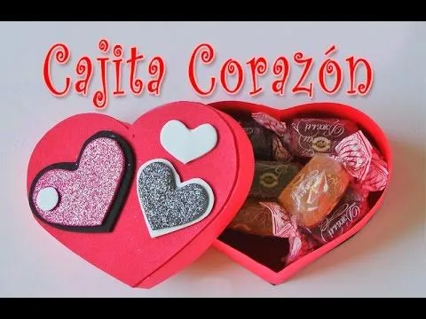 Manualidades para regalar: cajita corazón - Manualidades para ...