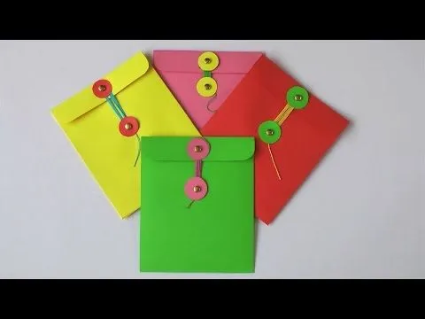 Manualidades para regalar - Sobre para carta o tarjeta ... Manualidades para regalar - Sobre para carta o tarjeta ...
