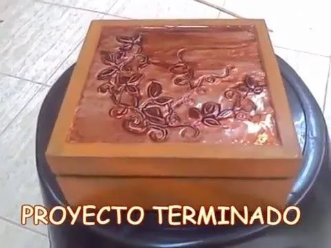 MANUALIDADES REPUJADO ALUMINIO - YouTube