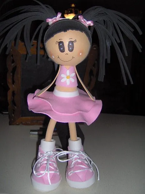 Muñeca de goma eva patrones - Imagui