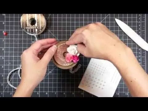 Manualidades con rollos de papel higiénico: Carrete / Spool Shabby ... Manualidades con rollos de papel higiénico: Carrete / Spool Shabby ...