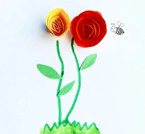 Manualidades: Cómo hacer rosas de papel sencillas Manualidades: Cómo hacer rosas de papel sencillas
