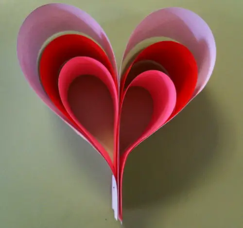 Corazón de Papel en 3D para San Valentín - Manualidades Infantiles