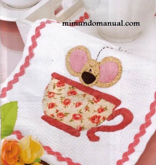 Manualidades servilletas en patchwork ~ Mimundomanual