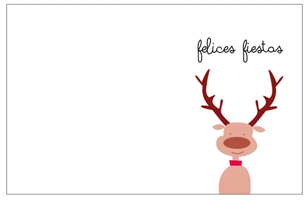 Manualidades: Tarjetas de Navidad para imprimir en casa Manualidades: Tarjetas de Navidad para imprimir en casa