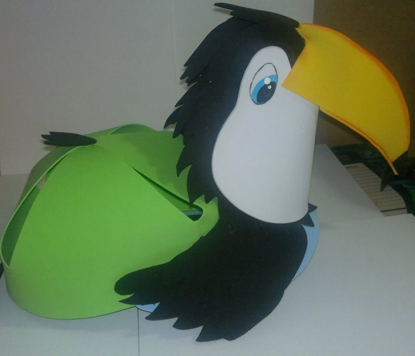 Manualidades TiendasOff: Gorra de Tucan En Foami Manualidades TiendasOff: Gorra de Tucan En Foami